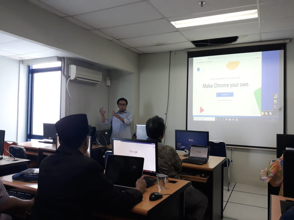 Pelatihan Kuliah Online Dosen FISIP UAI (Sesi 1)
