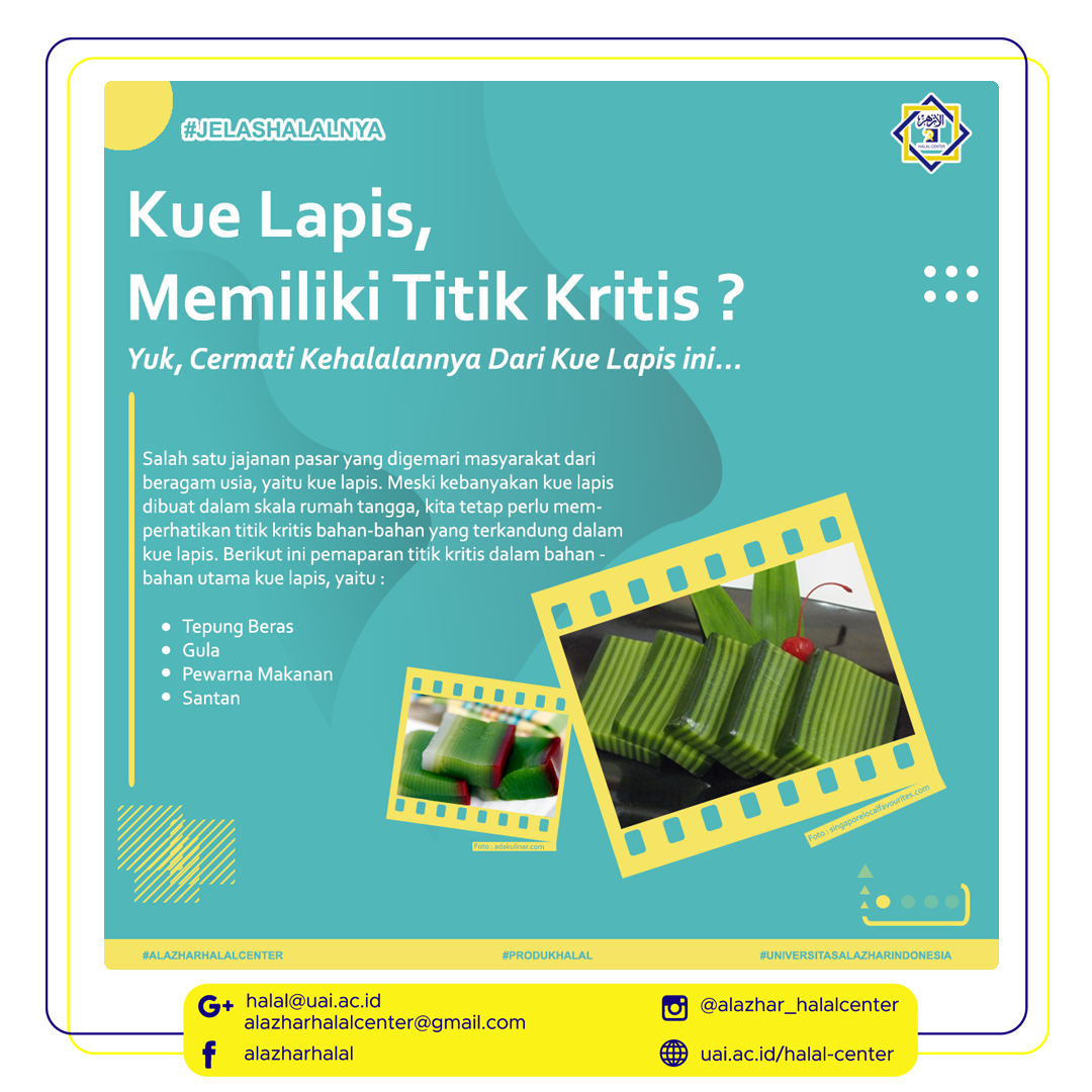 KUE LAPIS, MEMILIKI TITIK KRITIS?