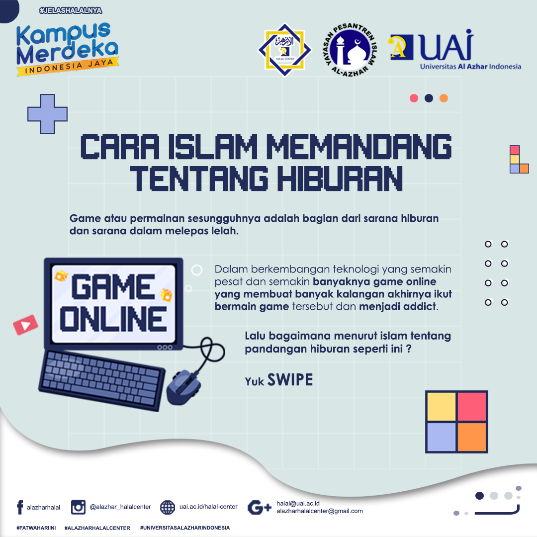 CARA ISLAM MEMANDANG TENTANG HIBURAN
