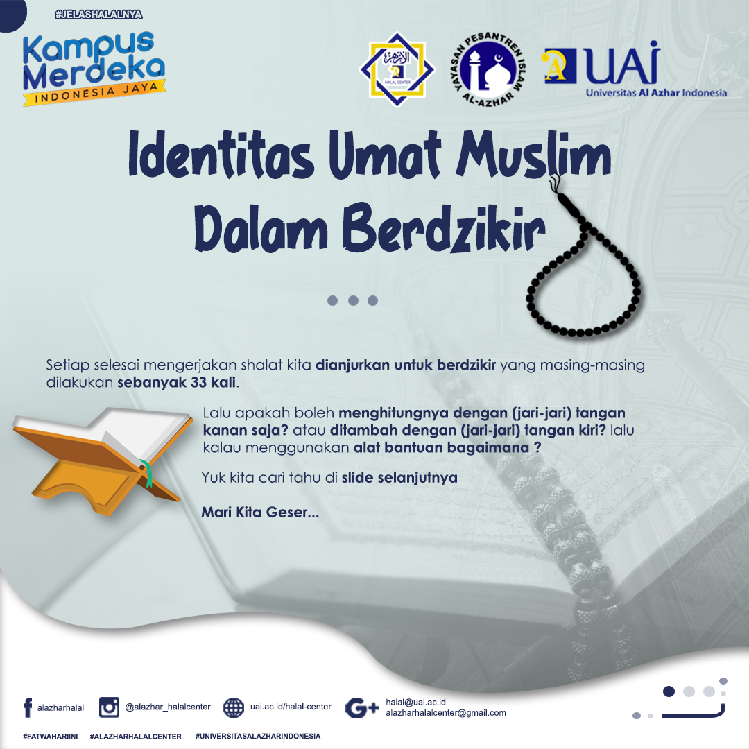 Identitas Umat Muslim Dalam Berdzikir