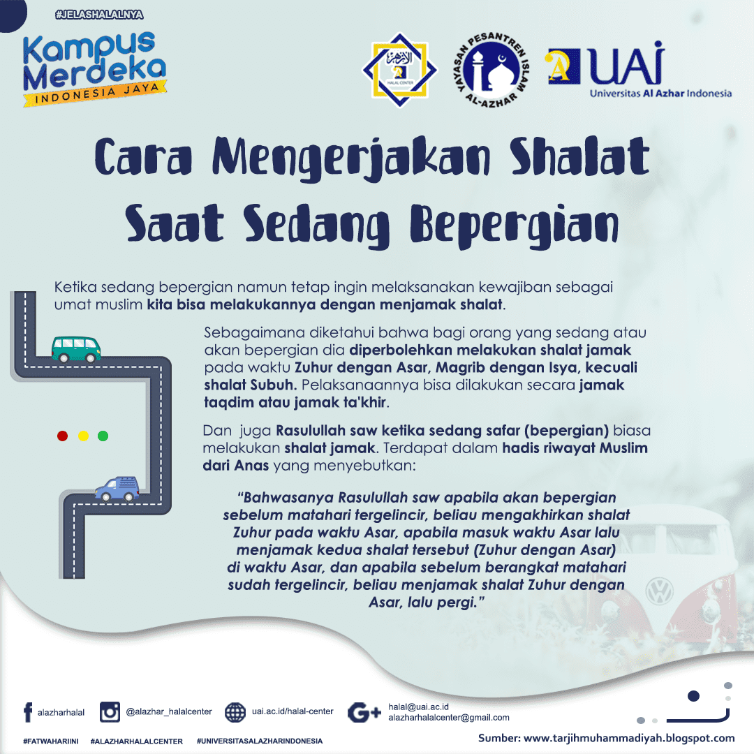 Cara Mengerjakan Shalat Saat Sedang Berpergian