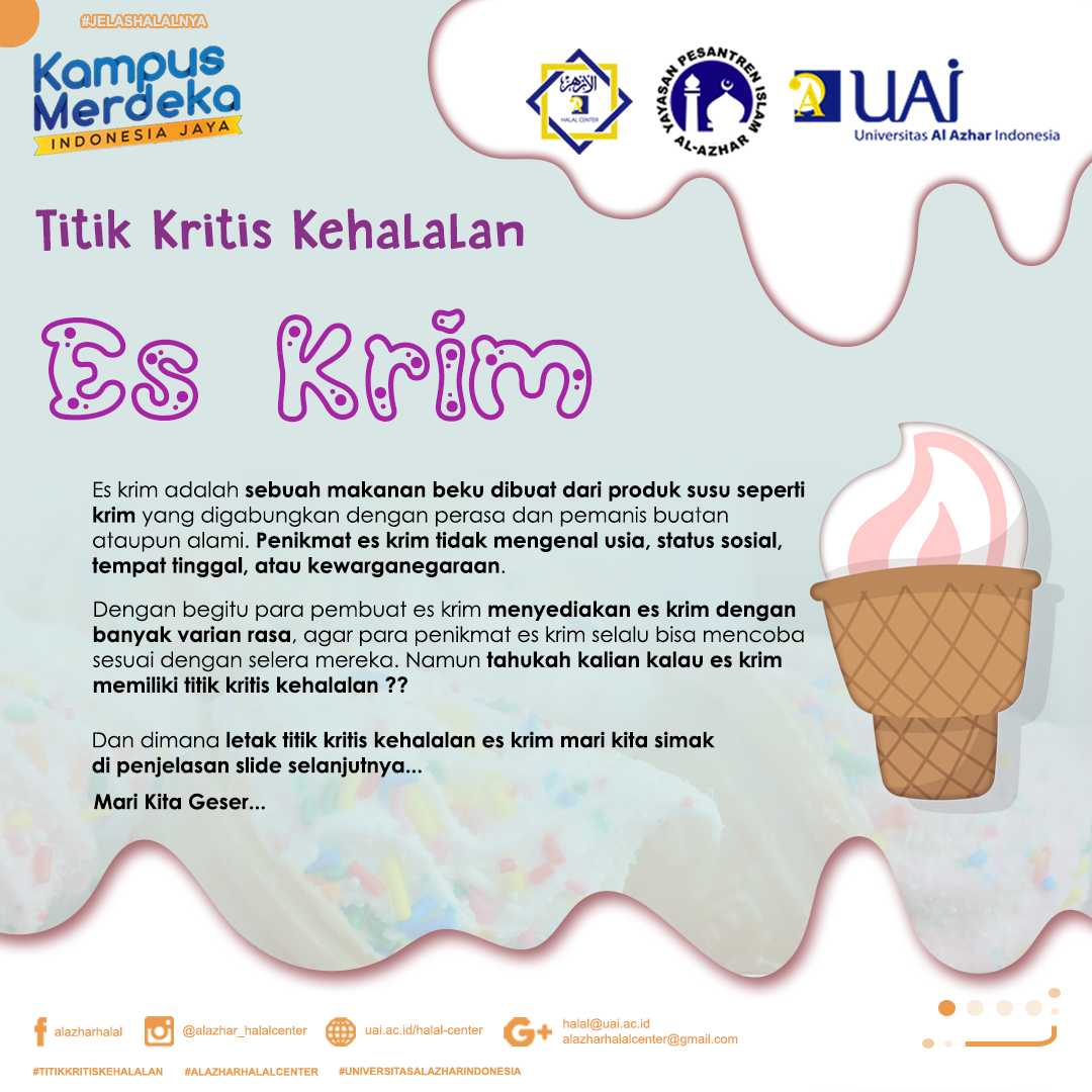 Titik Kritis Kehalalan Es Krim