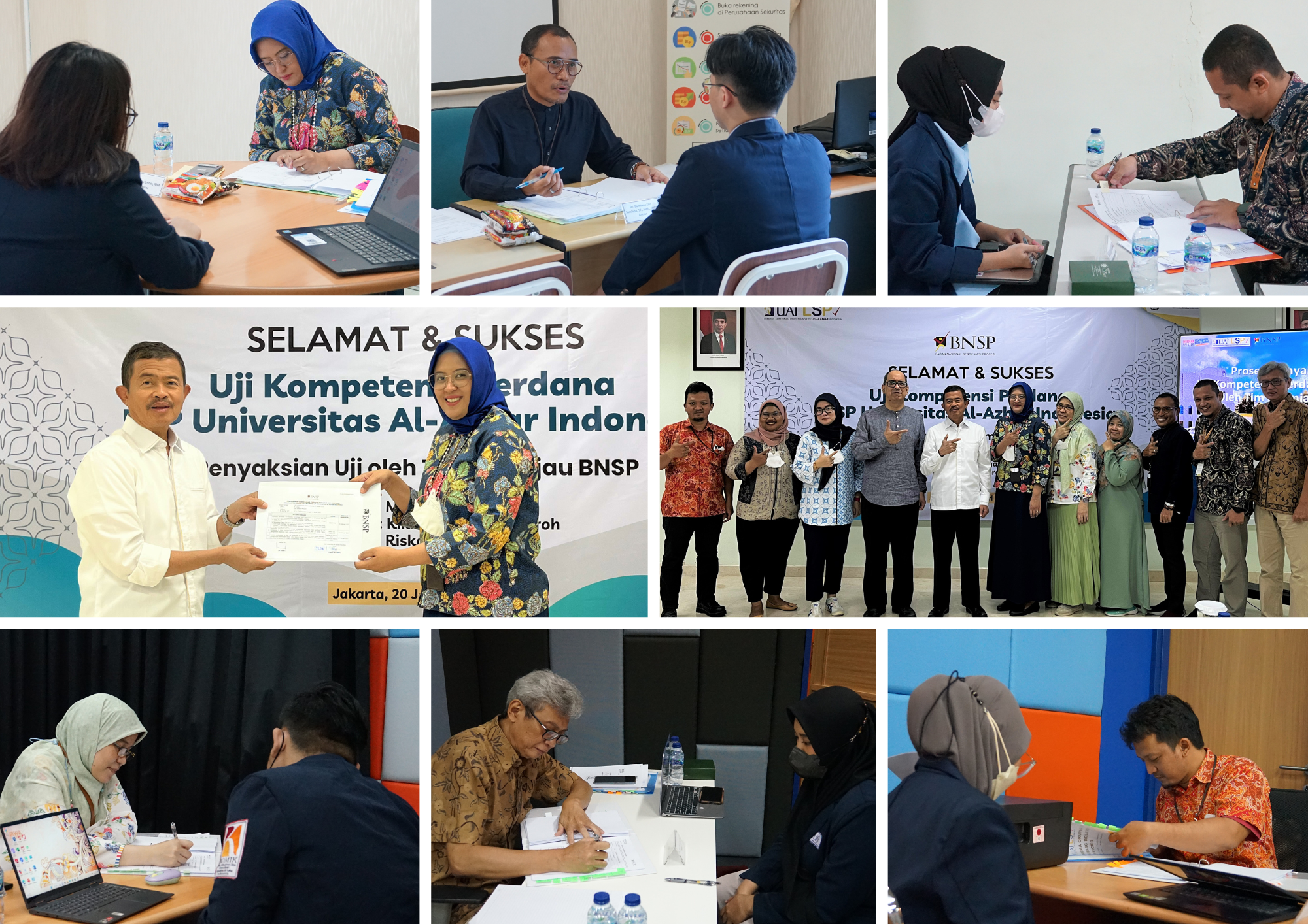 LSP Universitas Al-Azhar Indonesia Gelar Uji Kompetensi Perdana